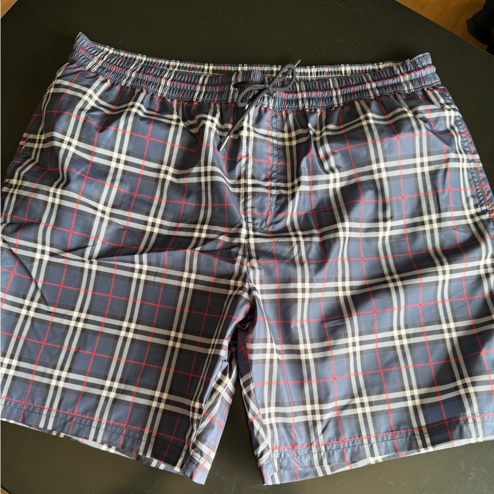Burberry NWTs Plaid Swim Shorts